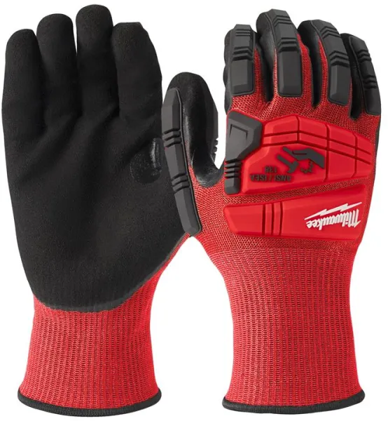 Guantes Milwaukee resistentes a impactos KAT 3 M/8