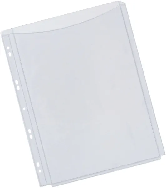 Q-connect funda de catálogo A4 180my transparente 5uds