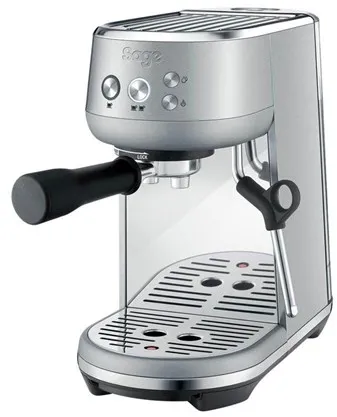 Sage SES450BSS4EEU1 the Bambino - cafetera con espumador de leche - 9 bar - acero inoxidable cepillado