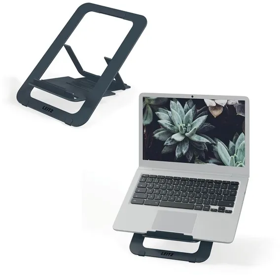 Soporte para portátil ajustable ultrafino de aluminio Leitz Ergo