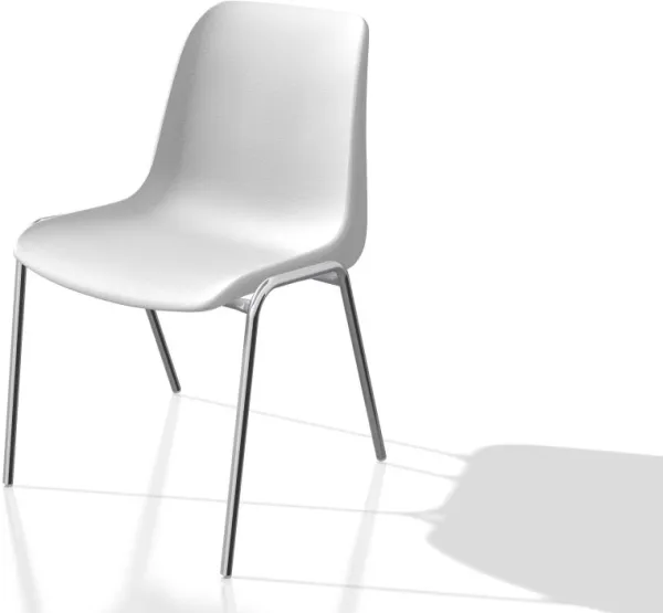 Gitte - Silla de invitados/comedor.